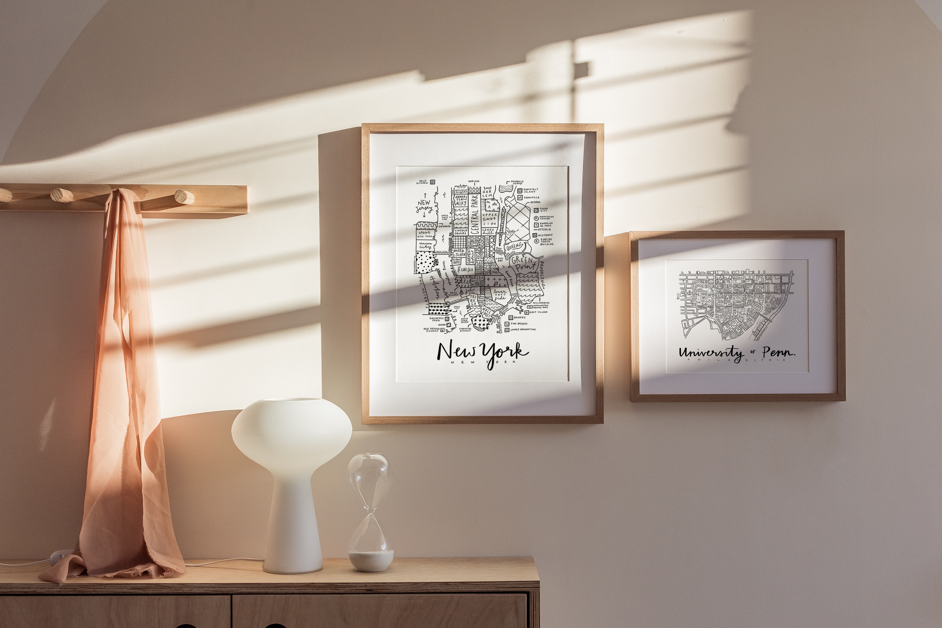 By Aleisha - Wholesale Art Print - New York City Neighborhood Map Print3