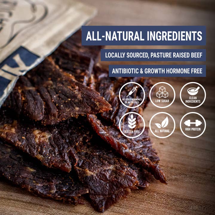 Righteous Felon Craft Jerky - Wholesale Jerky - Truffle-O Bill Beef Jerky 2oz3