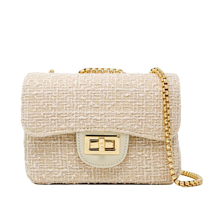 Tiny Treats and ZOMI GEMS - Wholesale Crossbody Bag - Kids - Classic Large Tweed Handbag