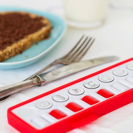 Checkpad rot - Tagesplaner für den Großhandel von Gezinnig