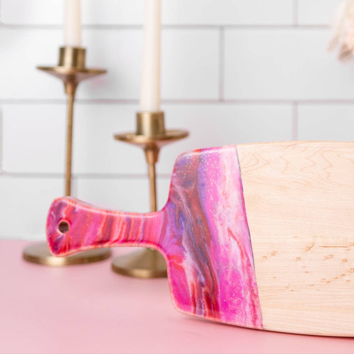 Adults & Crafts - Wholesale DIY Craft Kit - Marbled Resin Wood Board Craft Kit5