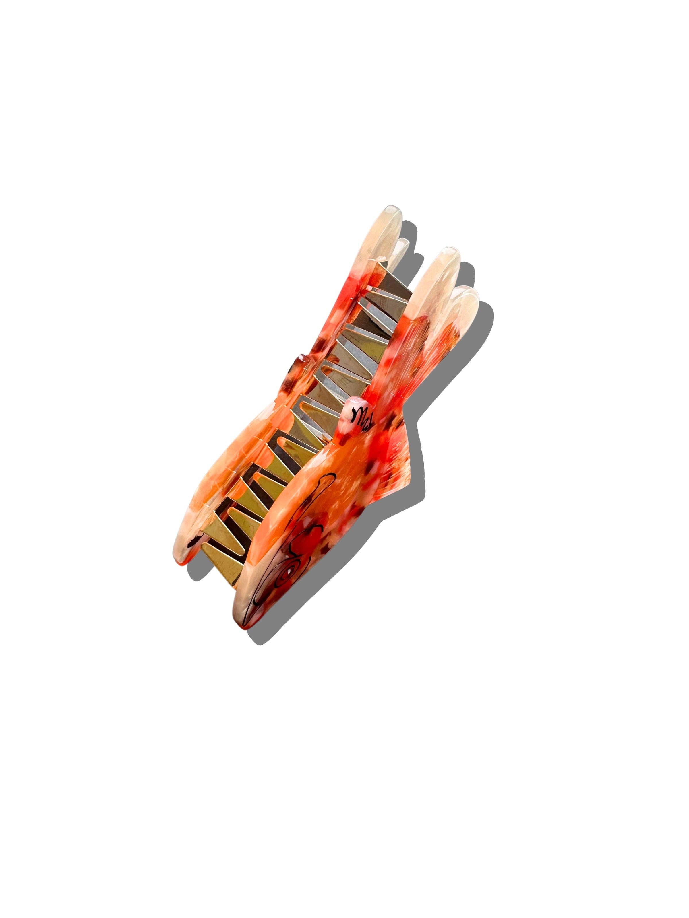 Solar Eclipse - Wholesale Hair Clip - Women's - Hand-painted Goldfish Claw Hair Clip | Eco-Friendly2