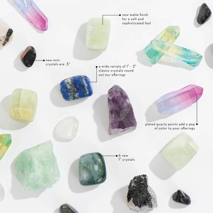 GeoCentral - Wholesale Spiritual Stone/Crystal - Mini Tumbled Amethyst Crystals - 36 pcs, .5"1