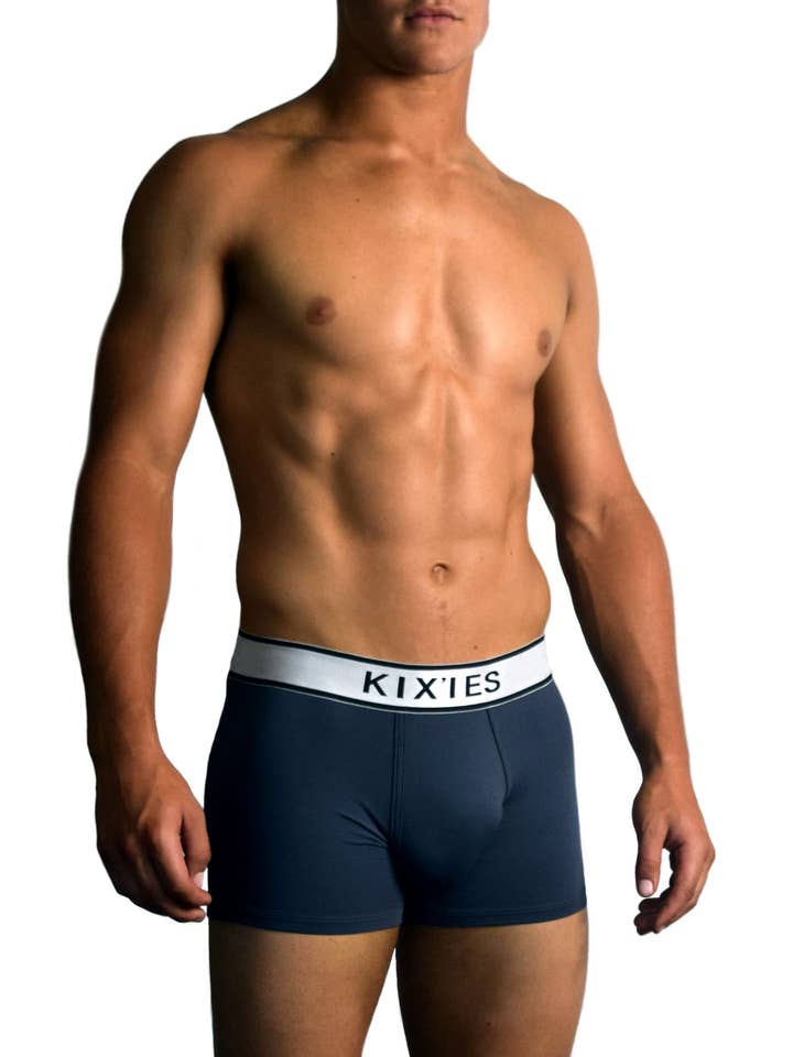 Kix'ies - Wholesale Swim Shorts - Men's - Men's Grey Mesh Trunks0