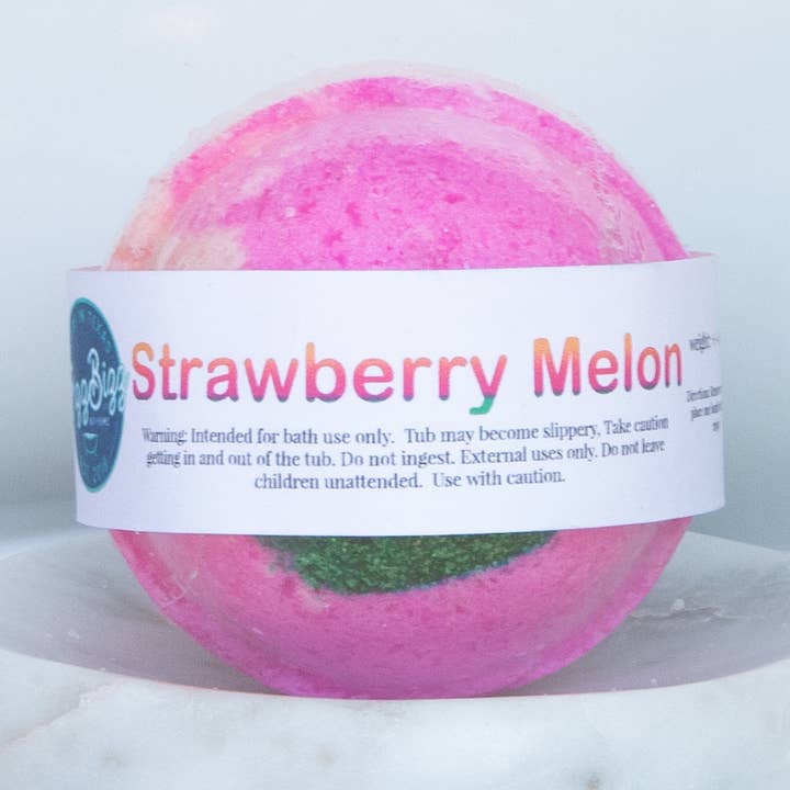 Strawberry Melon - Bath Bomb|Fizz Bizz LLC for wholesale by Fizz Bizz LLC