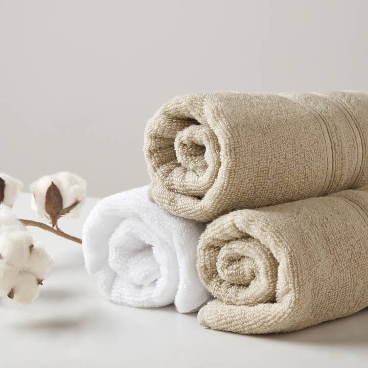 Olliix - Wholesale Towel Set - 400GSM Plush Terry Quick Dry 100% Cotton Towel Set, Indigo