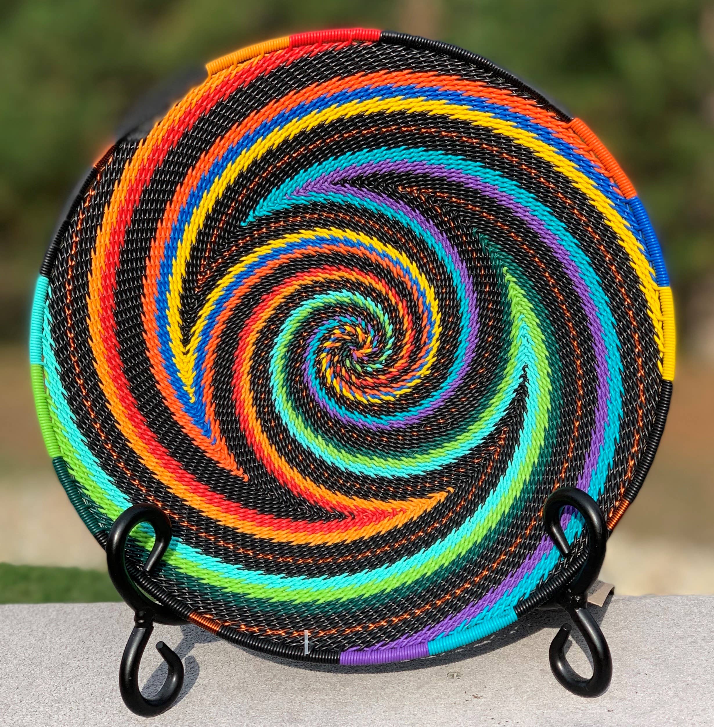 Bridge for Africa - Wholesale Decorative Plate/Dish/Bowl - TW Collection - African Rainbow1