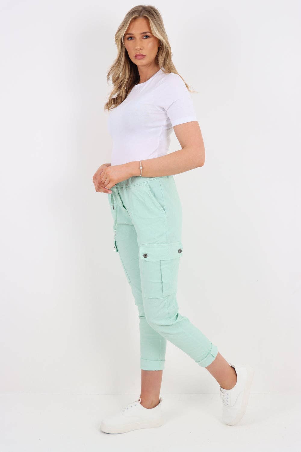 Miss Bold - Wholesale Pants - Women's - Italian Cargo Magic Trousers31