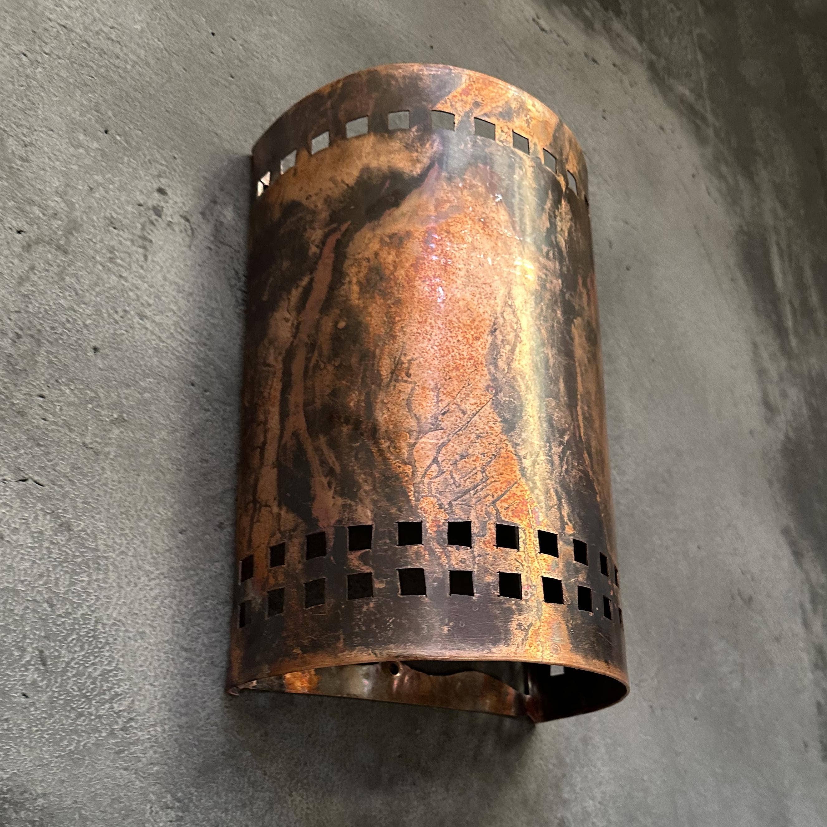 Artihand - Wholesale Sconce - Half Round Wall Sconce Lamp, Copper Outdoor Wall Light Fixtures8