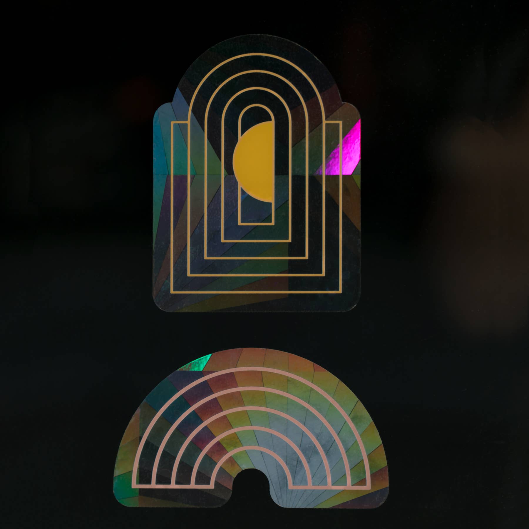 Tiny Deer Studio – Engroshandel Solfanger – Sun Catcher Decal - RAINBOW1