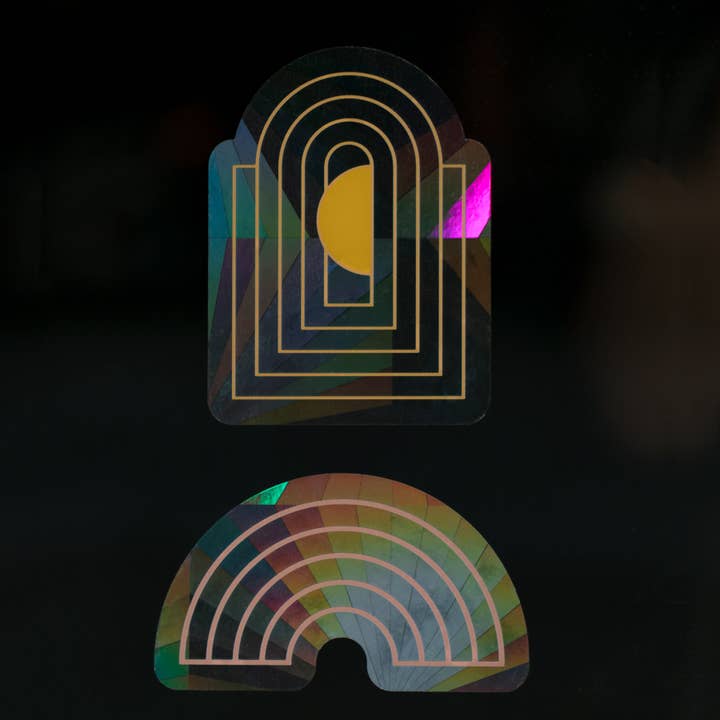 Tiny Deer Studio - Vente Attrape-soleil - Autocollant Attrape-Soleil - ARC-EN-CIEL1