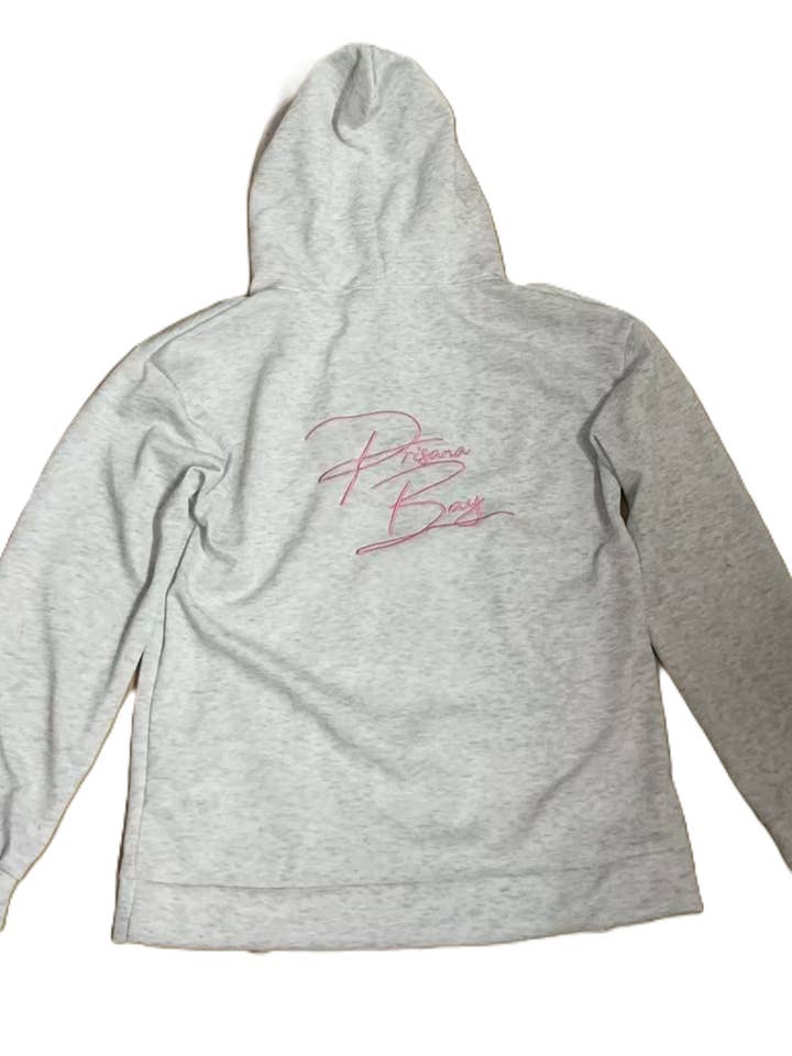Rosa Clothing - Wholesale Hoodie - Women's - Bow Pattern Floral Embroidered Hooded Sweatshirt10