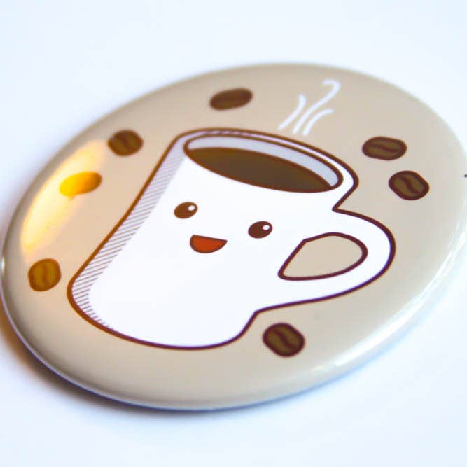 Tiny Bee Cards - Wholesale Magnet - Cute Kawaii Coffee Magnet or Pin1
