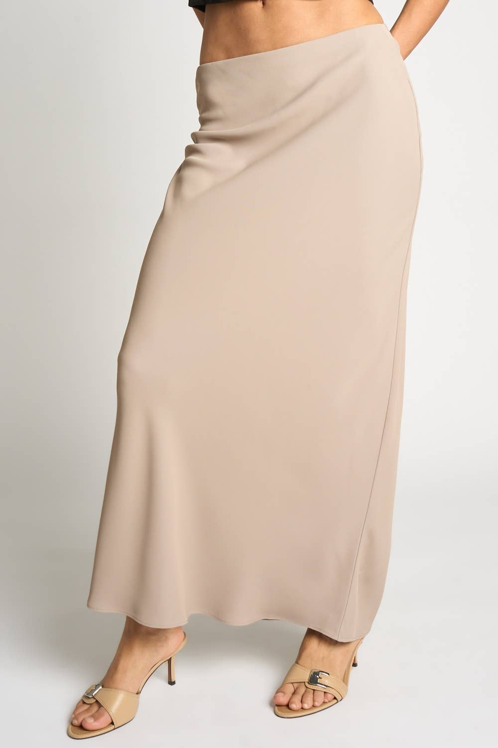 Sans Souci - Wholesale Skirt - Women's - POLY SPAN KNIT BIAS MAXI SKIRT4