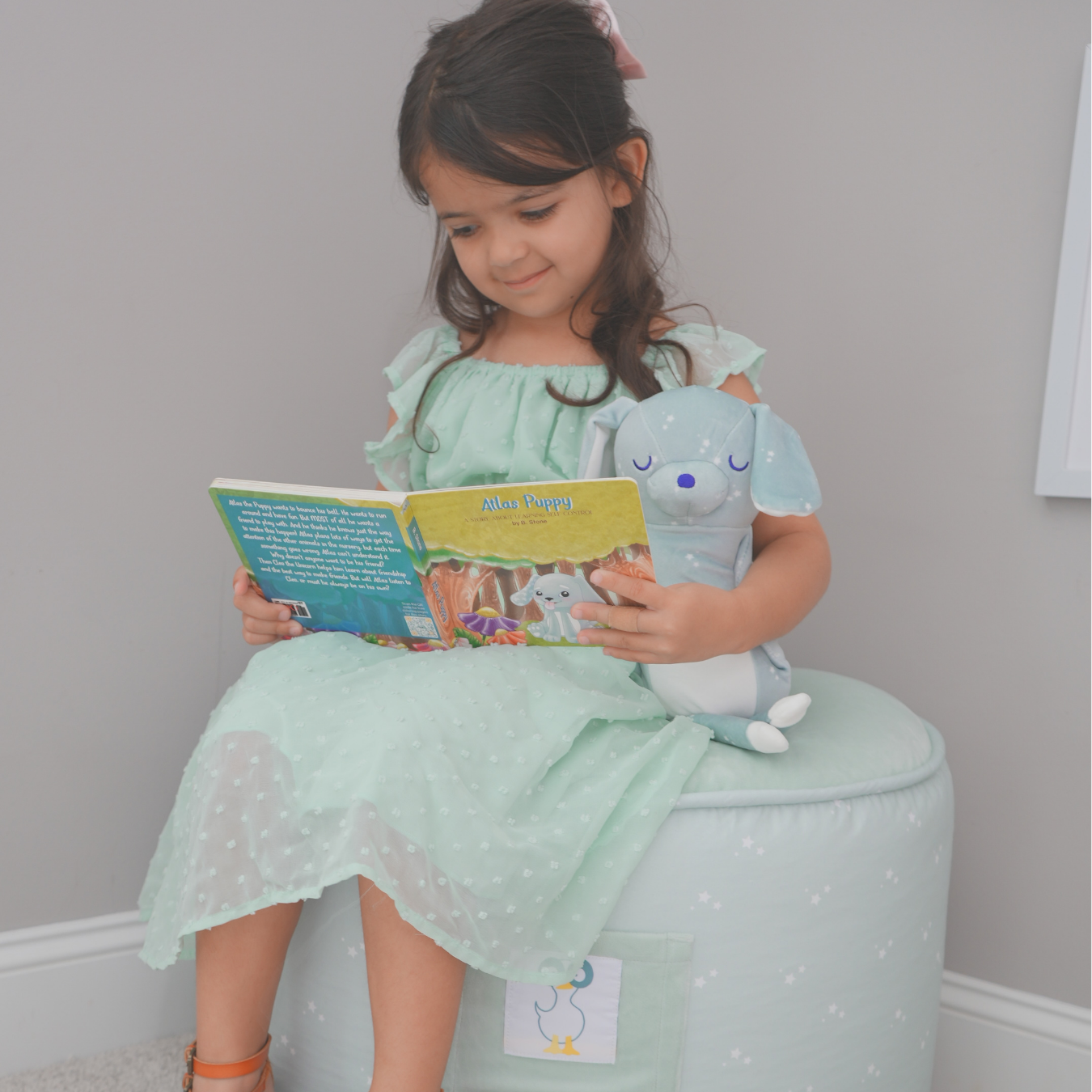 GooseWaddle + Pello - Wholesale Stuffed/Plush Toy - Kids & Baby - Atlas Puppy Mini Printed Plush1