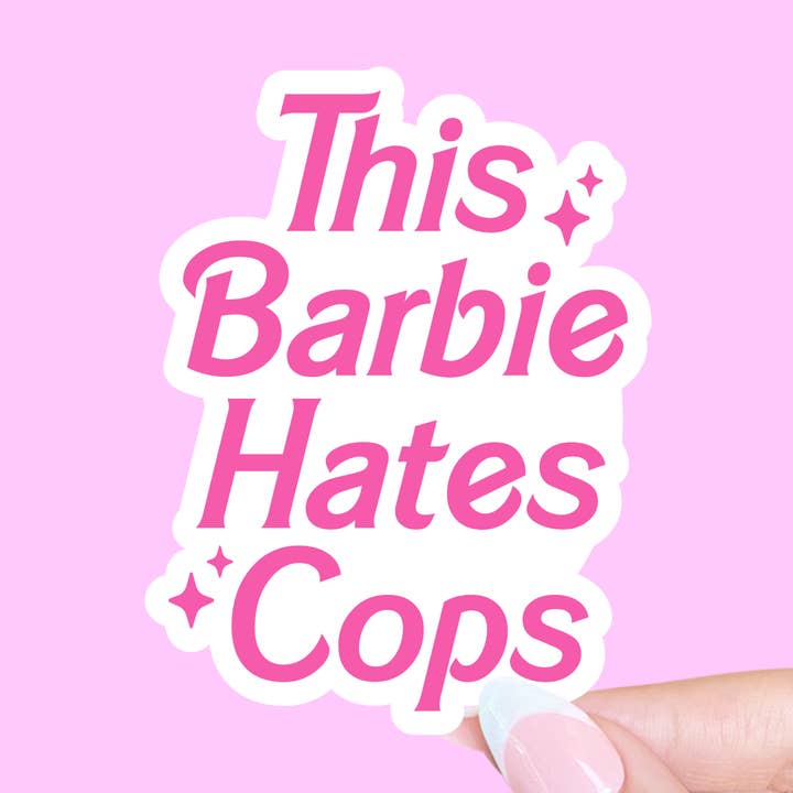 Autocollant anti-police, autocollant de justice sociale, autocollant ACAB pour la vente par Radical Buttons