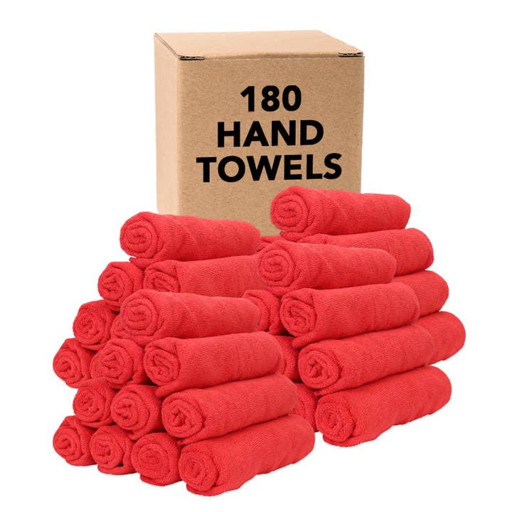 Arkwright Home - Wholesale Hand Towel - Hand Towels CASE of 180 - 16 x 27 Microfiber - Color Options4