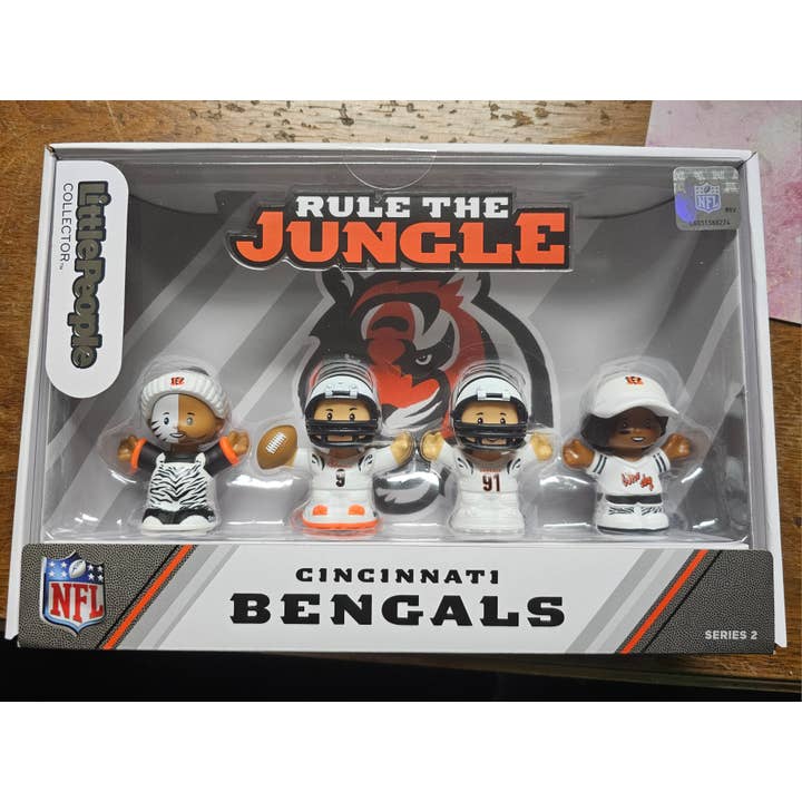 NFL Cincinnati Bengals Fisher Price Little People Set voor wholesale door Majestic Sports
