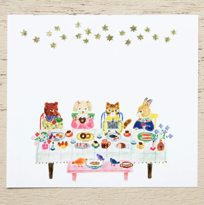 「FUNJI」In Japan - Wholesale Notepad - Aiko Fukawa Memo Pad | Little Fluffy Friends Block Notes 4
