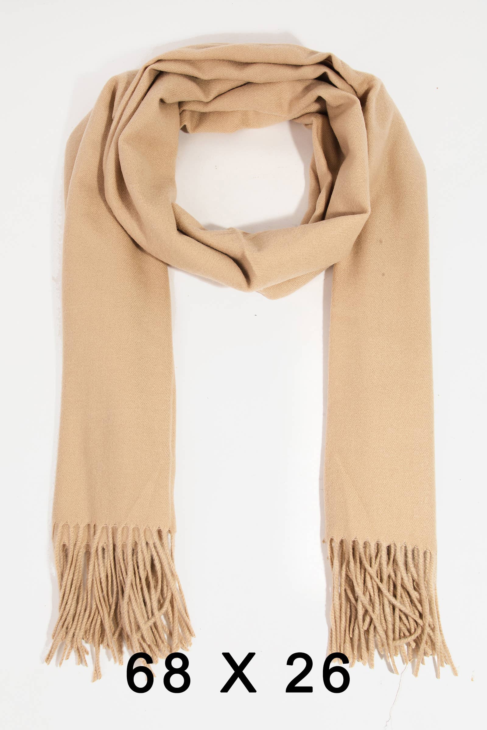 Collections by Fame Accessories - Wholesale Scarf - Women's - Solid Color Oblong Scarf4