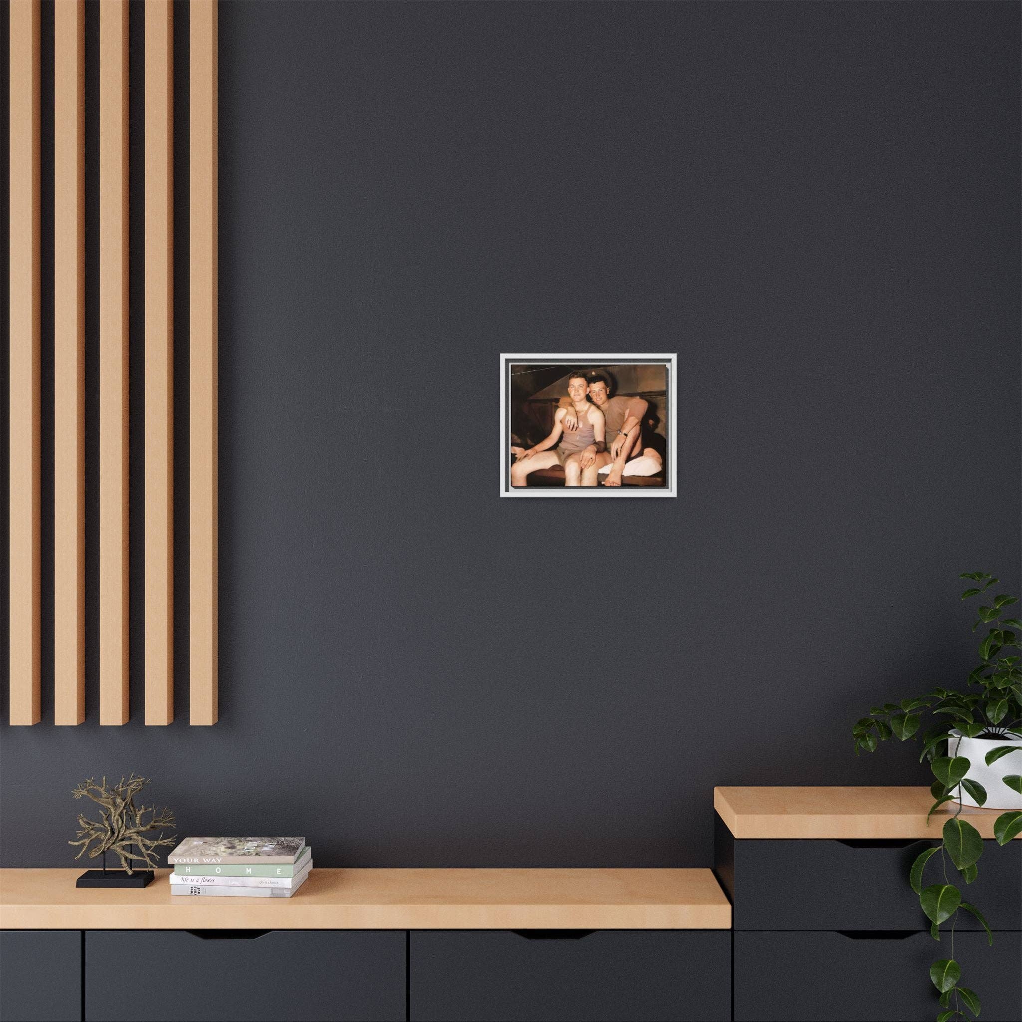 Walt & Pete - Wholesale Photograph - paire 100 | Framed Vintage Photo - Matte Canvas14