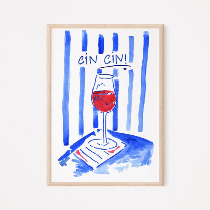 Cin Cin - Imprimer pour la vente par Holly Bright Art