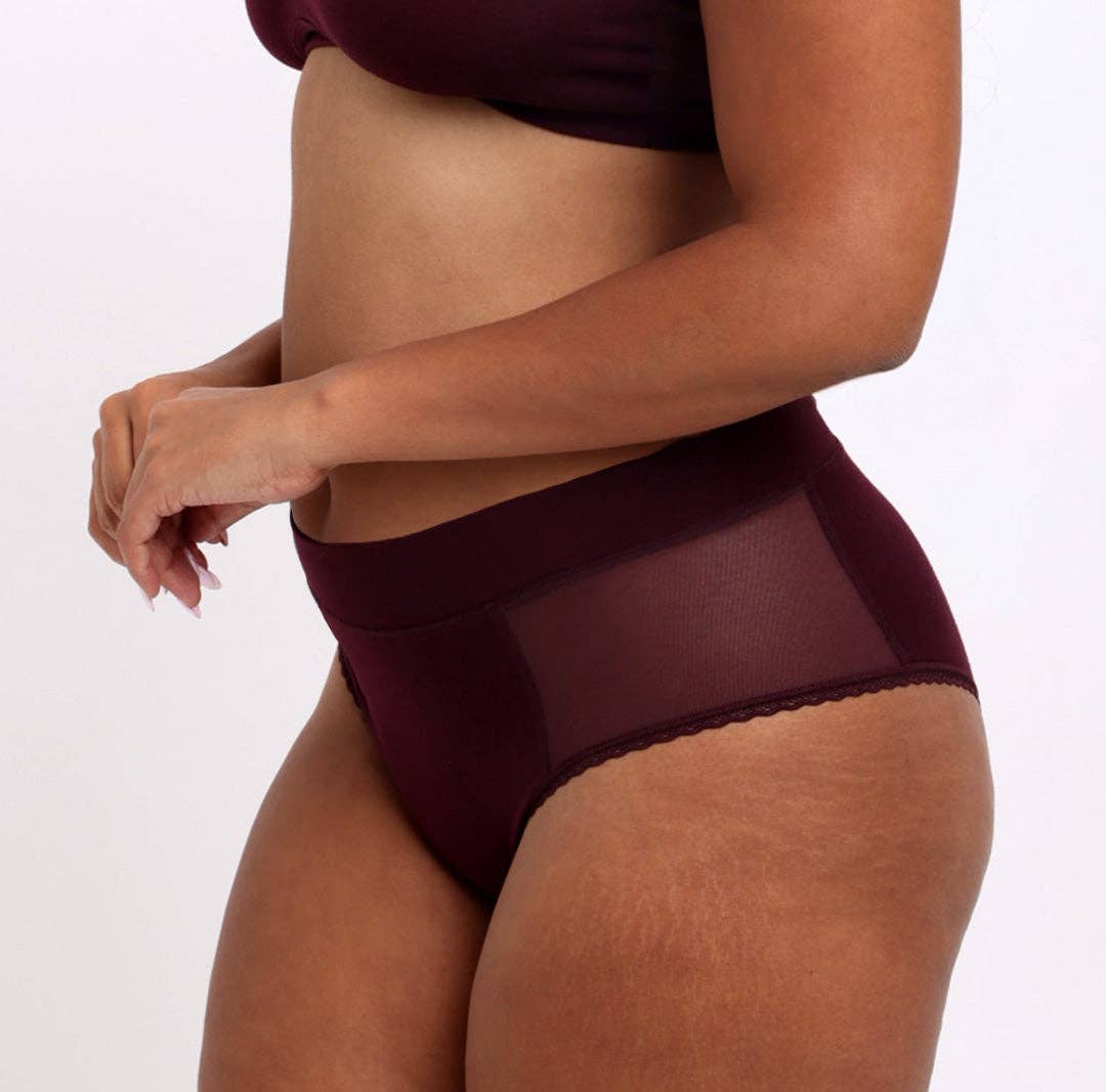 La Coochie – wholesale Underkläder - Dam – Högmidjade trosor i ekologisk bomull7