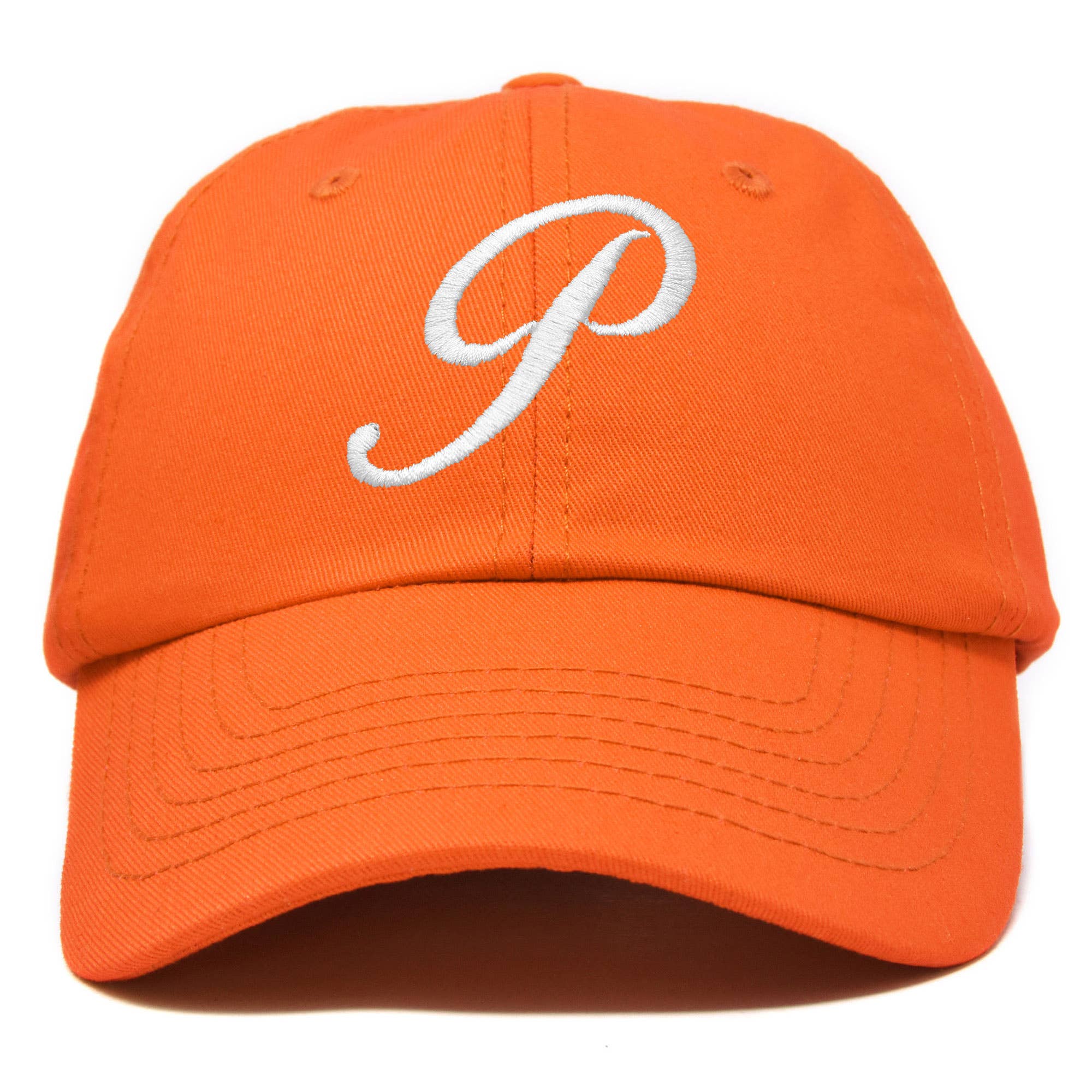 Dalix - Wholesale Baseball Cap - Women's - DALIX Initial Hat Letter P Womens Baseball Cap Monogram64