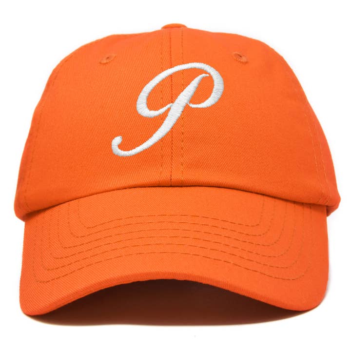 Dalix – Boné de beisebol - Mulher por atacado – Boné de beisebol feminino com letra P inicial da DALIX64