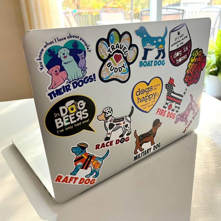 Dog Speak – Engroshandel Klistermærke – 3" klistermærke - Bådhund4