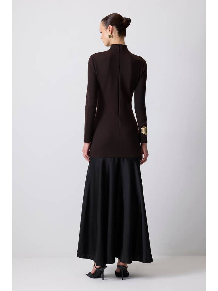 Brown STRIPPED DRESS for wholesale on Faire