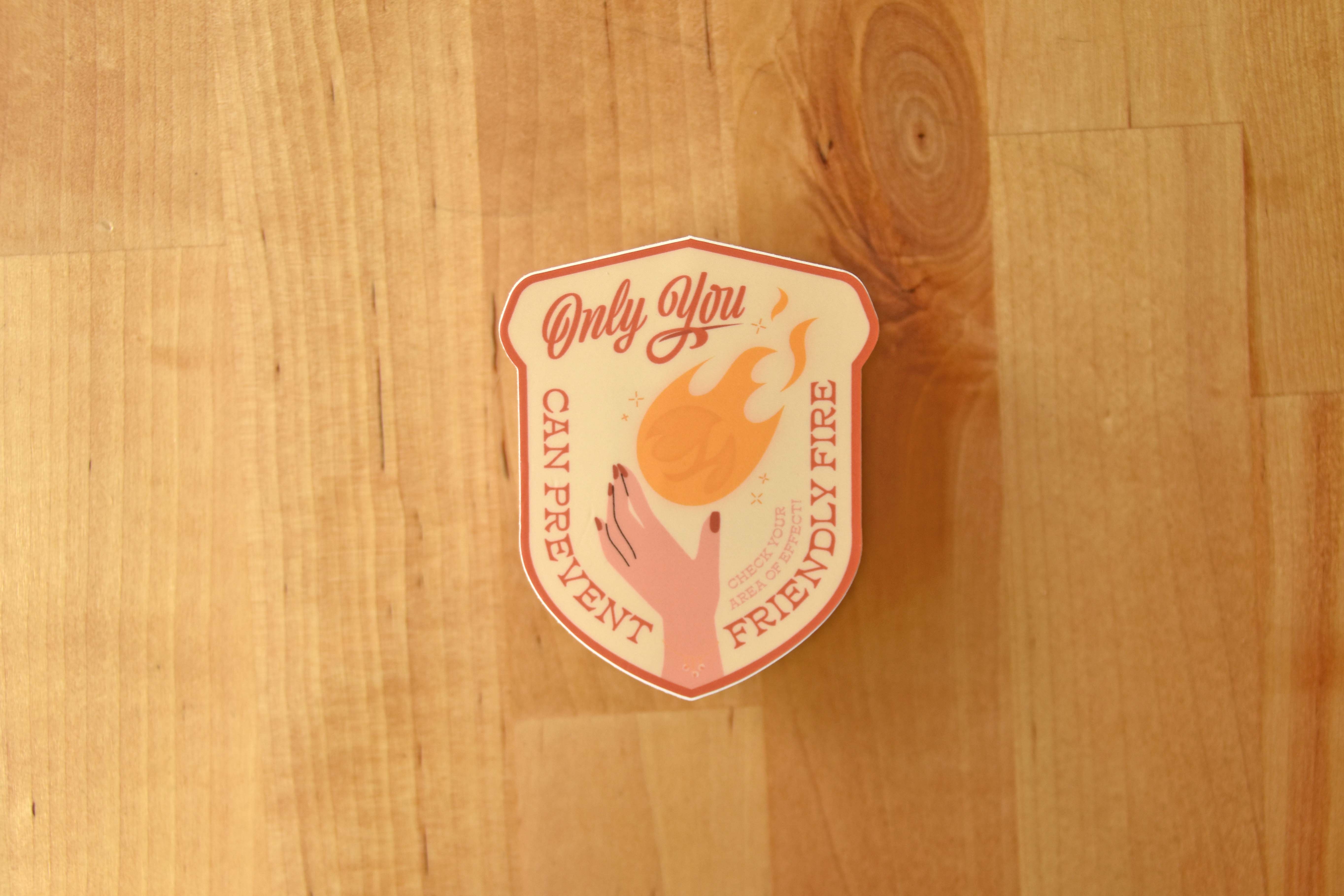 The Franki Hanke - Wholesale Sticker - Fireball Wizard Sticker1