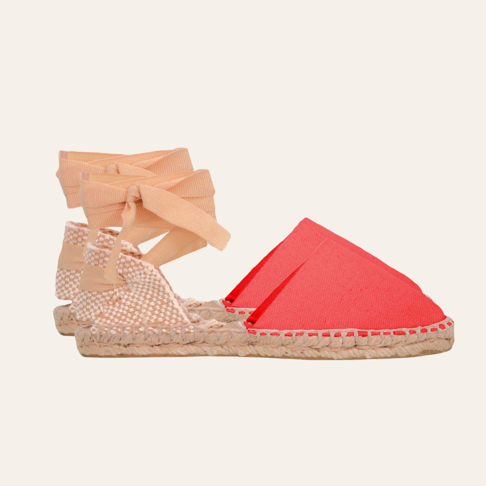 Las Mediterraneas - Wholesale Sandals - Women's - Valencian espadrille with double ribbons4