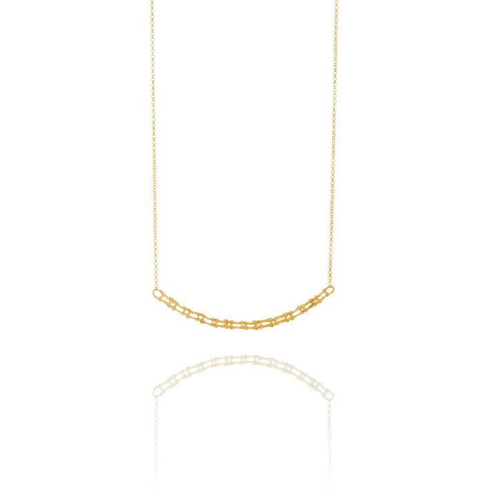 Asterias Necklace Gold Plated 925 Sterling Silver for wholesale by AURUM by Guðbjörg