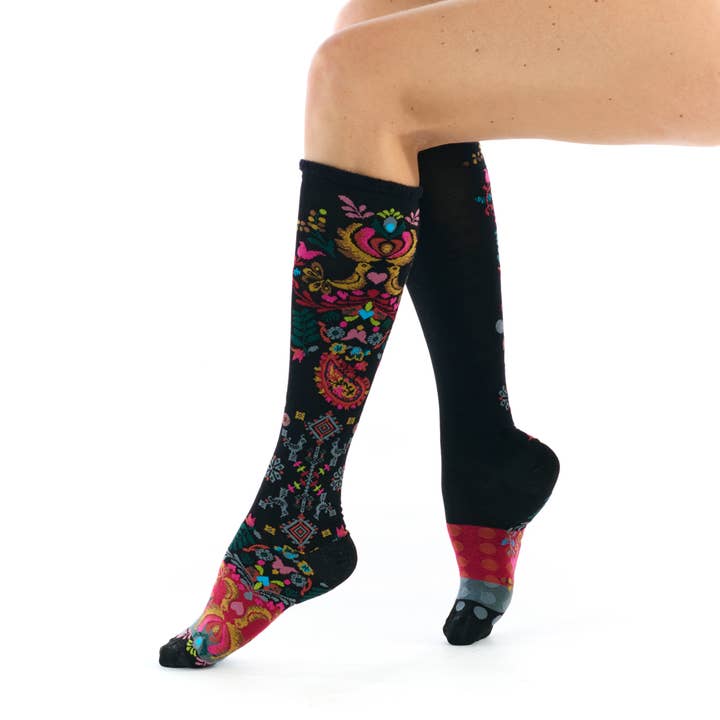 Envolée knee socks for wholesale by FIL DE JOUR