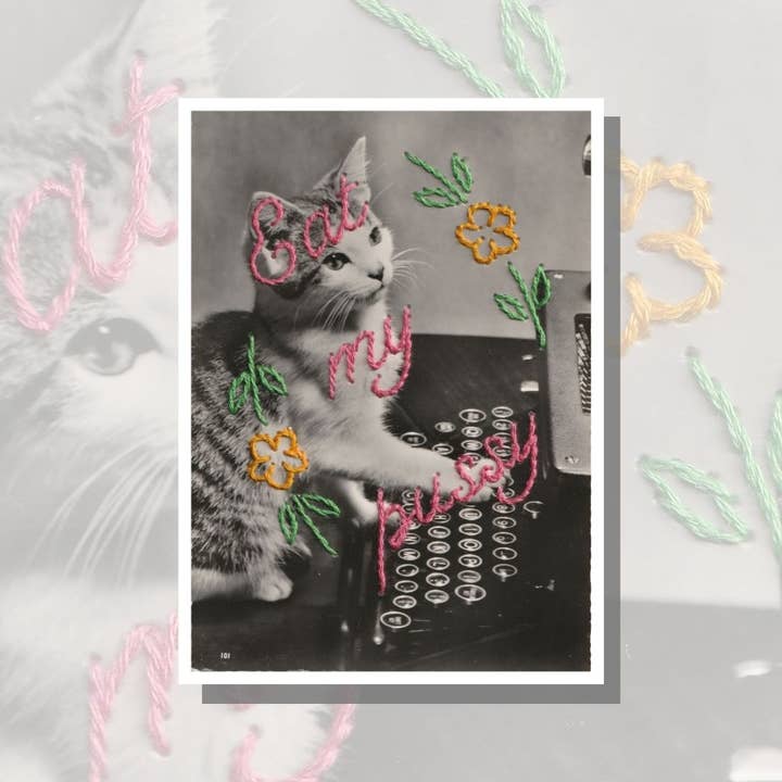 Eat My Pussy - Embroidery Print for wholesale by LocalHotelParking