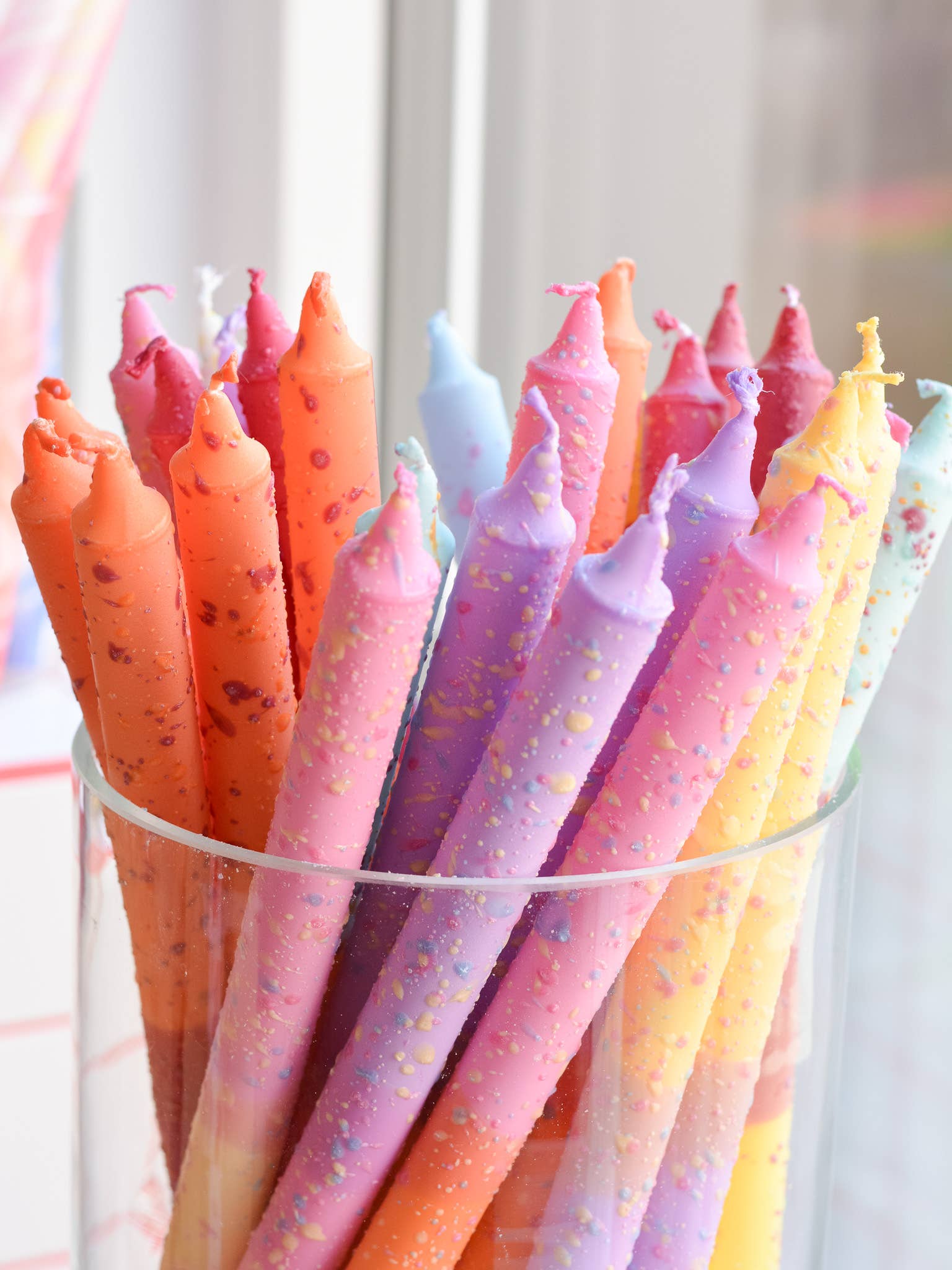 Nordtrice - Wholesale Tapered Candle/Candlestick - Taper candles (Long)- pastel colours and decorations9