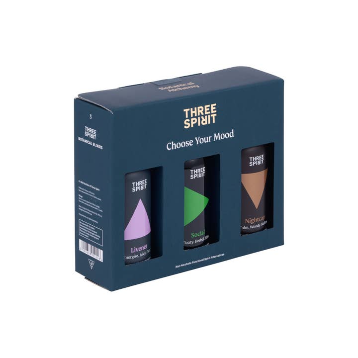 Three Spirit - Wholesale Non-Alcoholic Aperitif/Mocktail - The NEW Starter Pack (8x3/6.8oz)1