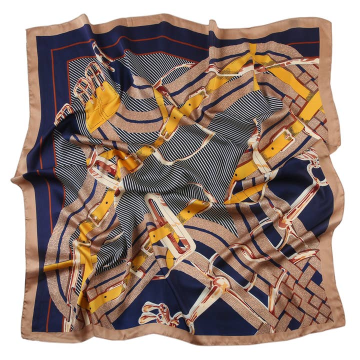 Zoé Interbelts Large Silk Square for wholesale by ALBERTO CABALE