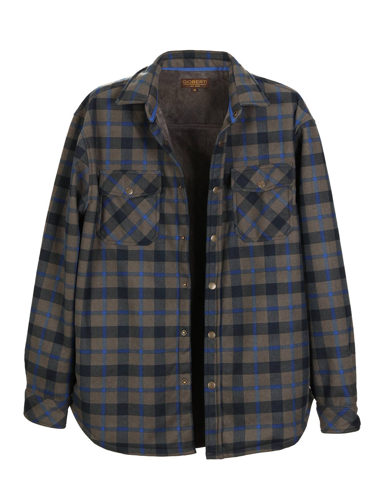 b-one inc – wholesale Shirt Jacket/Shacket - Men’s – Men's Checkered Flannel Shirt Jacket GB-FJ916