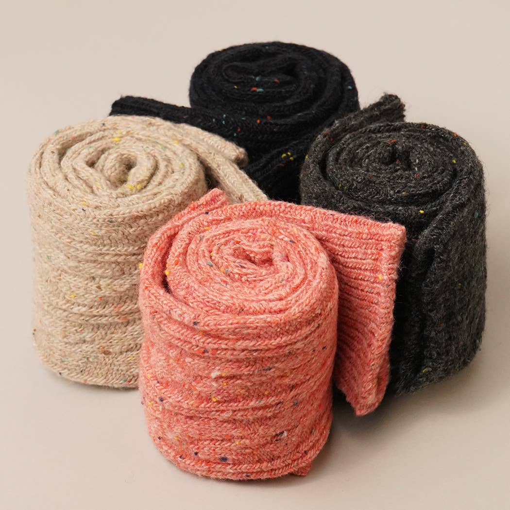   Women's Wool Blend Crew Length Socks. for wholesale on Faire3