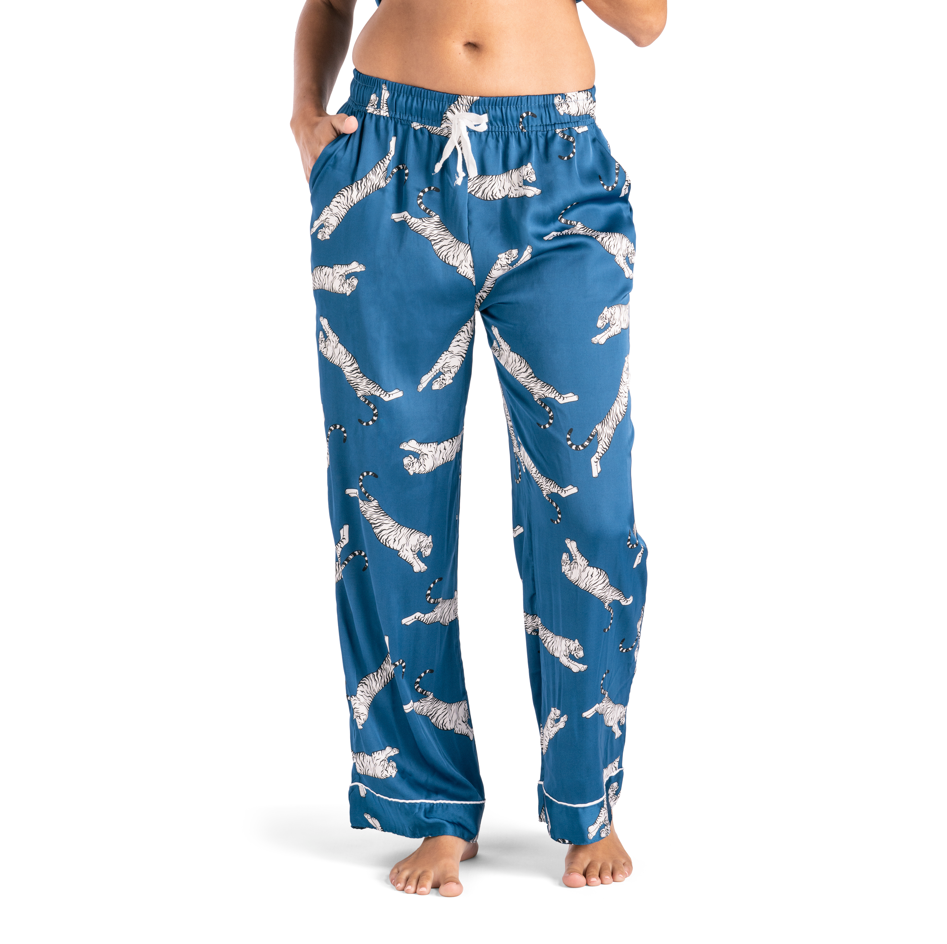 DM Merchandising – calças de pijama - Mulher por atacado – Calças de Pijama de Cetim Hello Mello Beauty Sleep à Unidade4
