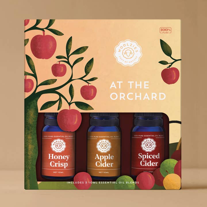 På Orchard Essential Oil Collection för wholesale av Woolzies