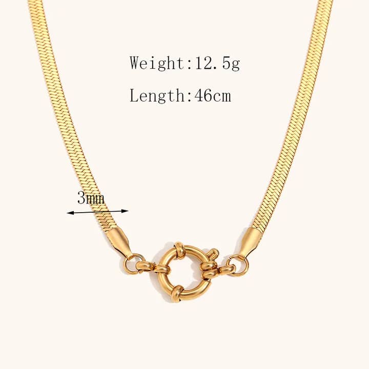 Sweet Cherry Sky - Wholesale Pendant/Charm Necklace - 18K Gold Plated Stainless Steel Charm Necklace Holder