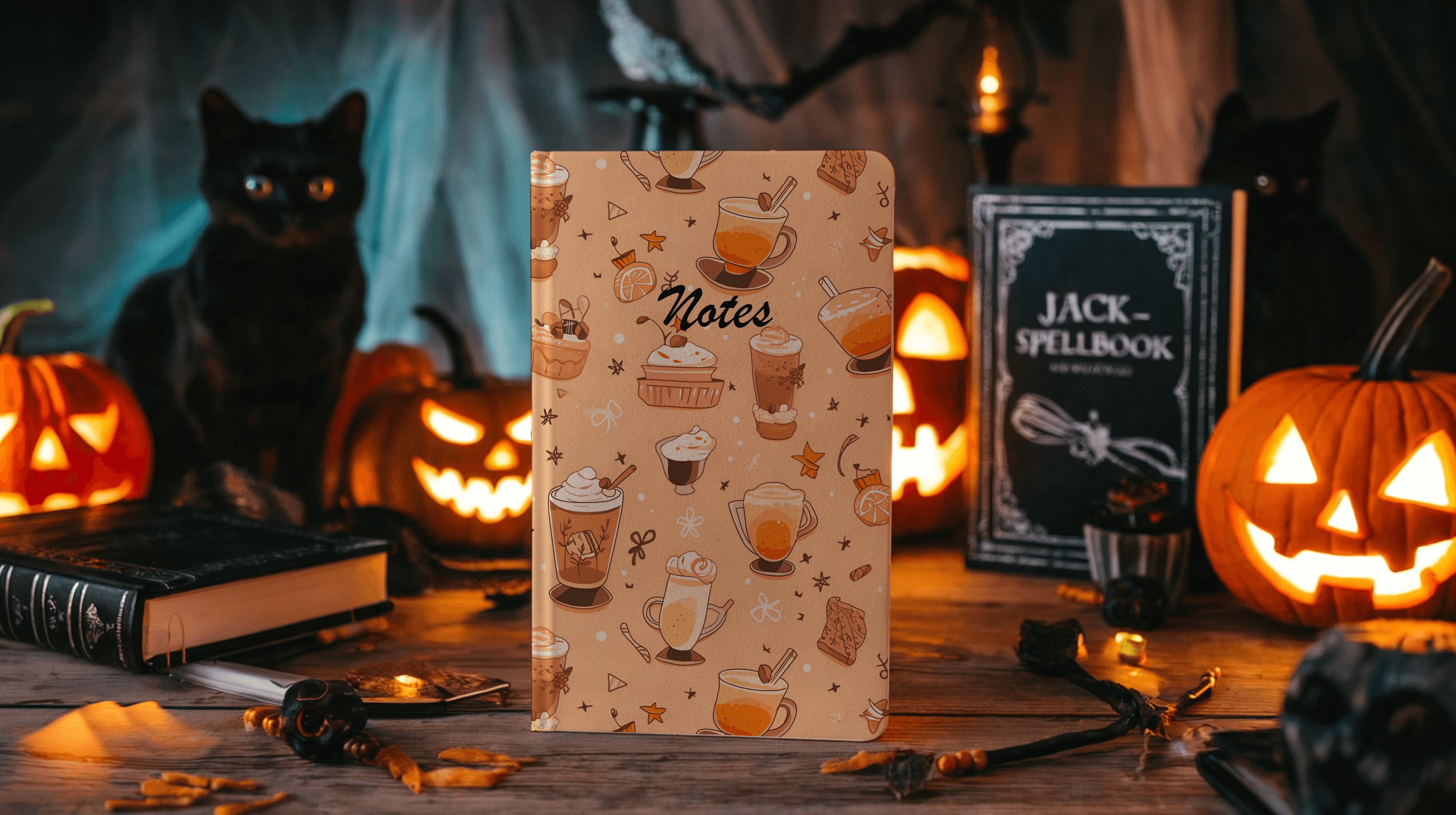 Celestia Libra Creative – wholesale Sketchbook/sketchpad – Fall Drink Cozy Sketchbook – Perfect for Creative Autumn Vibes1