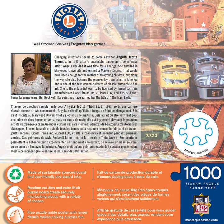 Masterpieces Puzzles - Wholesale Puzzle - Adult - Lionel Trains - Well Stocked Shelves 1000 Piece Puzzle2