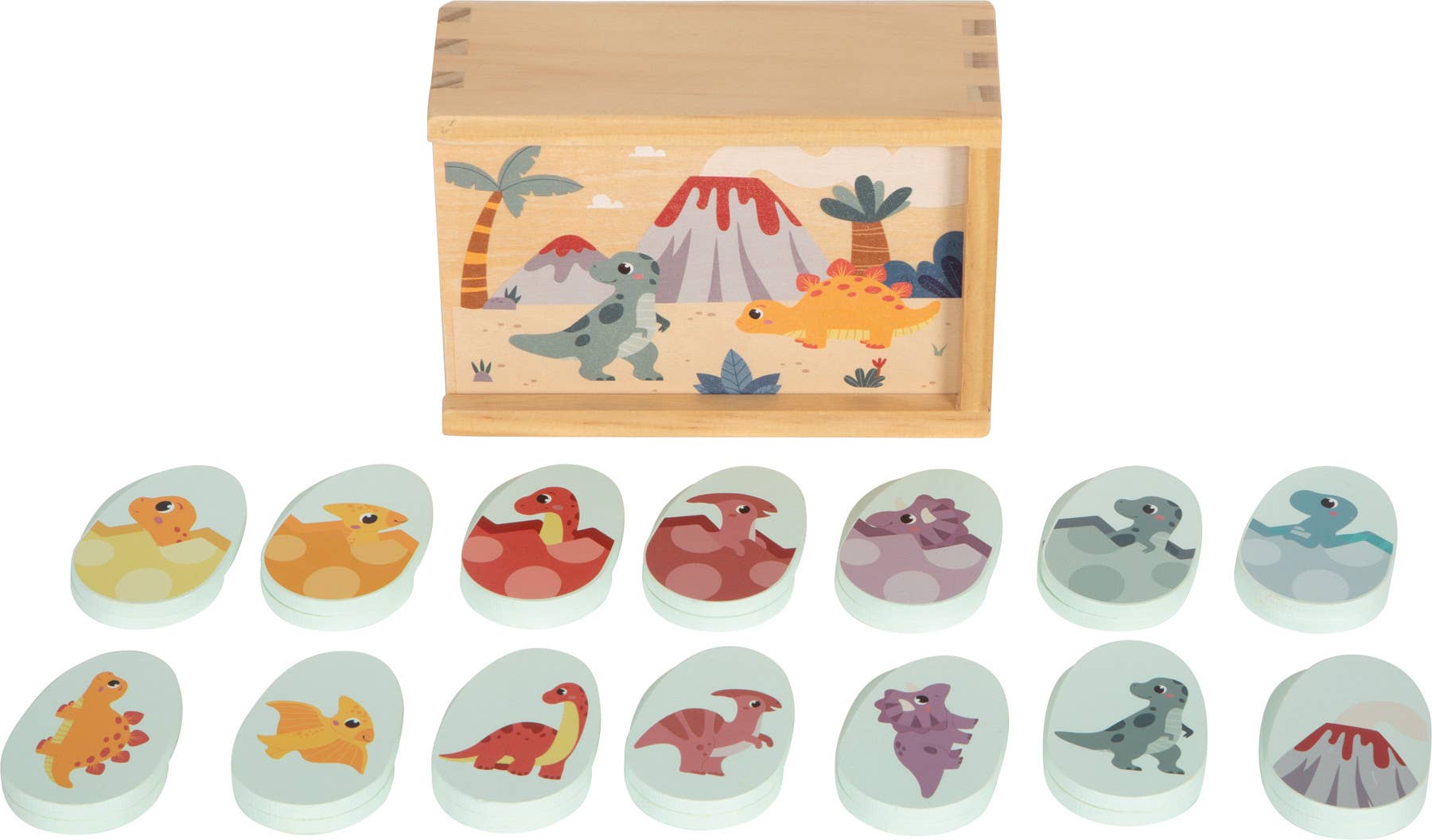 small foot - Wholesale Wood Toy - Kids - Memo “Dino” FSC 100% | board game | wooden toys5