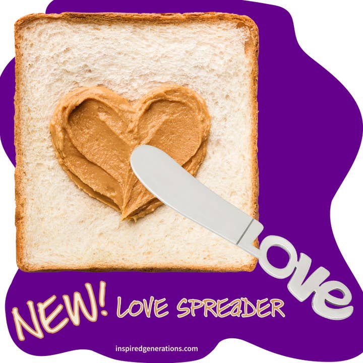 Inspired Generations - Vendita all'ingrosso Coltello da formaggio - Diffusore d'amore1