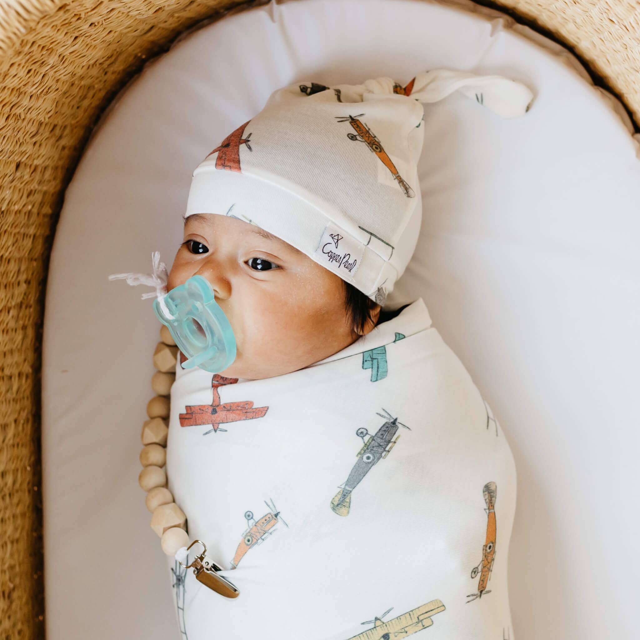 Copper Pearl - Wholesale Swaddle - Baby - Knit Swaddle Blanket - Ace4