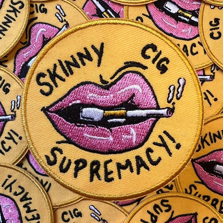 Skinny Cig Supremacy Iron On Patch for wholesale by HanFran